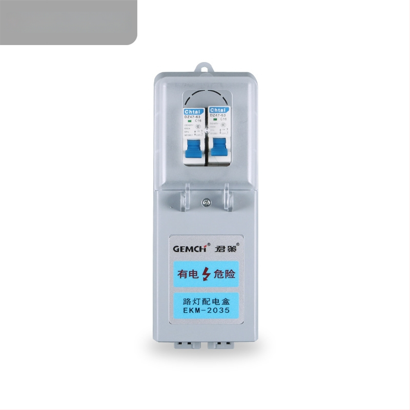 Κουτί διανομής οδοφωτισμού EKM2035, Τριφασική τετραζώνιο, 4 κυκλώματα, ασφάλεια, IP54, 150 A