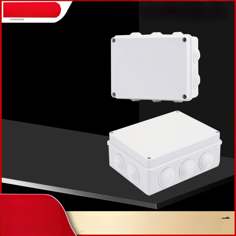 Εξωτερικό διατρητό αδιάβροχο κουτί διακλάδωσης από ABS πλαστικό — IP66, βιδωτή εγκατάσταση, σειρά διανομής