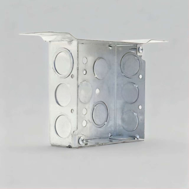 American Standard 52151 Zavarena metalna kutija za kabelske spojeve, 4x4, galvanizirana ploča, dubina 1-1/2 inča, s nosačem
