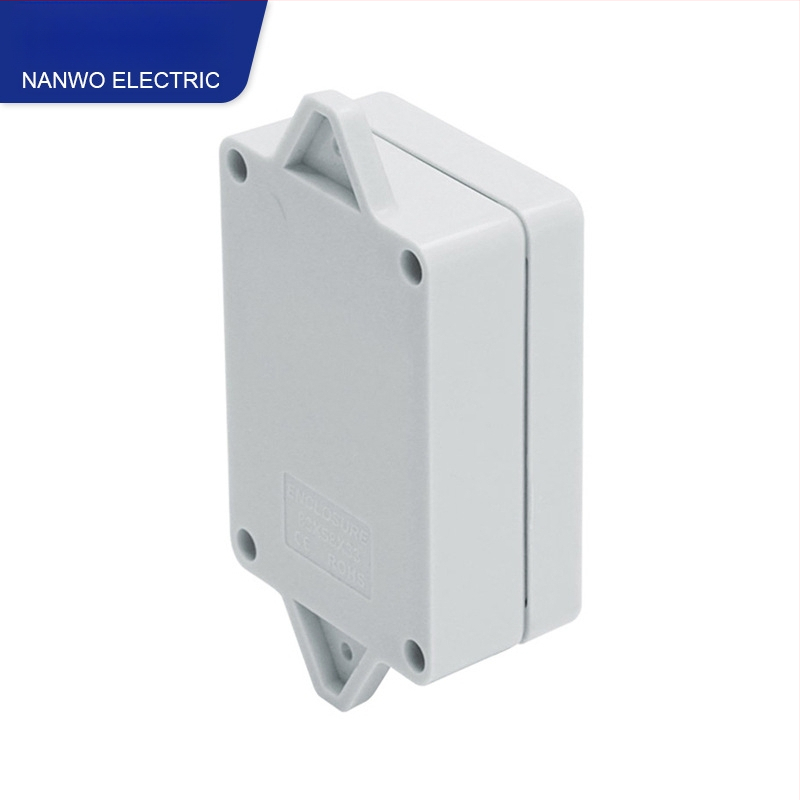 Vanjska vodootporna kutija za spojeve, F19, 58×83×33 mm, plastična, s montažnim ušima