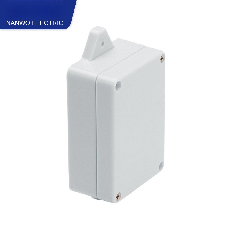 Vanjska vodootporna kutija za spojeve, F19, 58×83×33 mm, plastična, s montažnim ušima