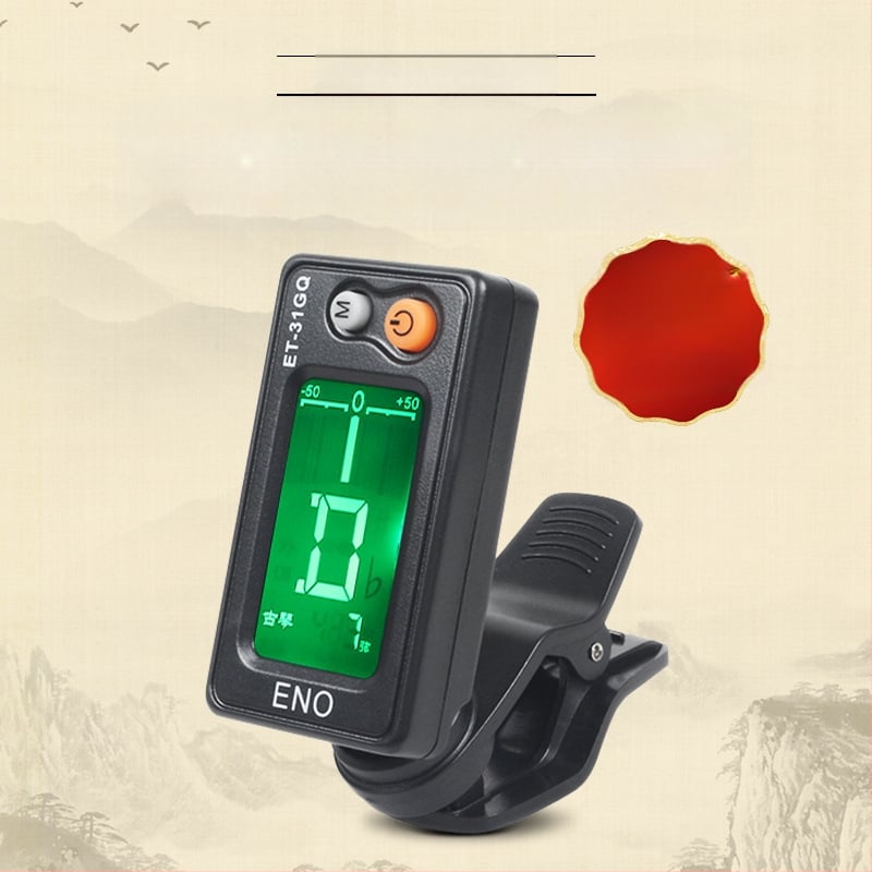 ENO ET-31GQ Guqin hangoló — Elektronikus hangoló Guqin-hoz metronommal és capoval