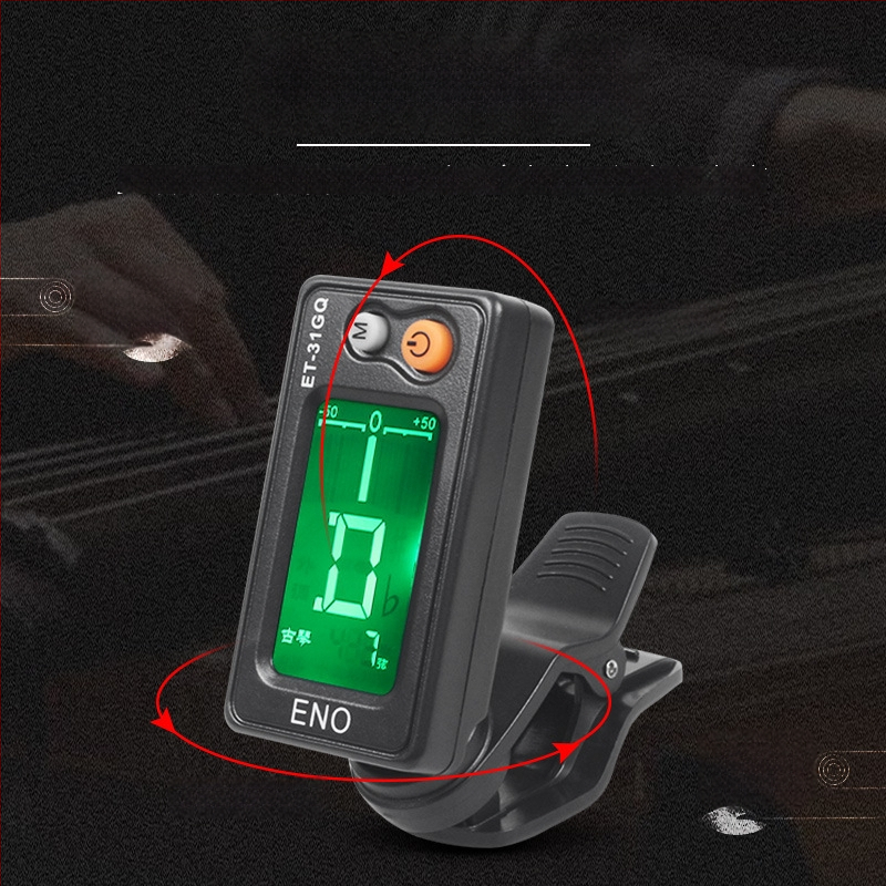 ENO ET-31GQ Guqin hangoló — Elektronikus hangoló Guqin-hoz metronommal és capoval