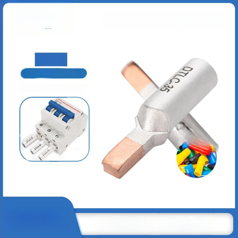 DTLC-25 Медно-алуминиев преходен нос Duckbill-тип терминален щифт за алуминиеви проводници и кабели