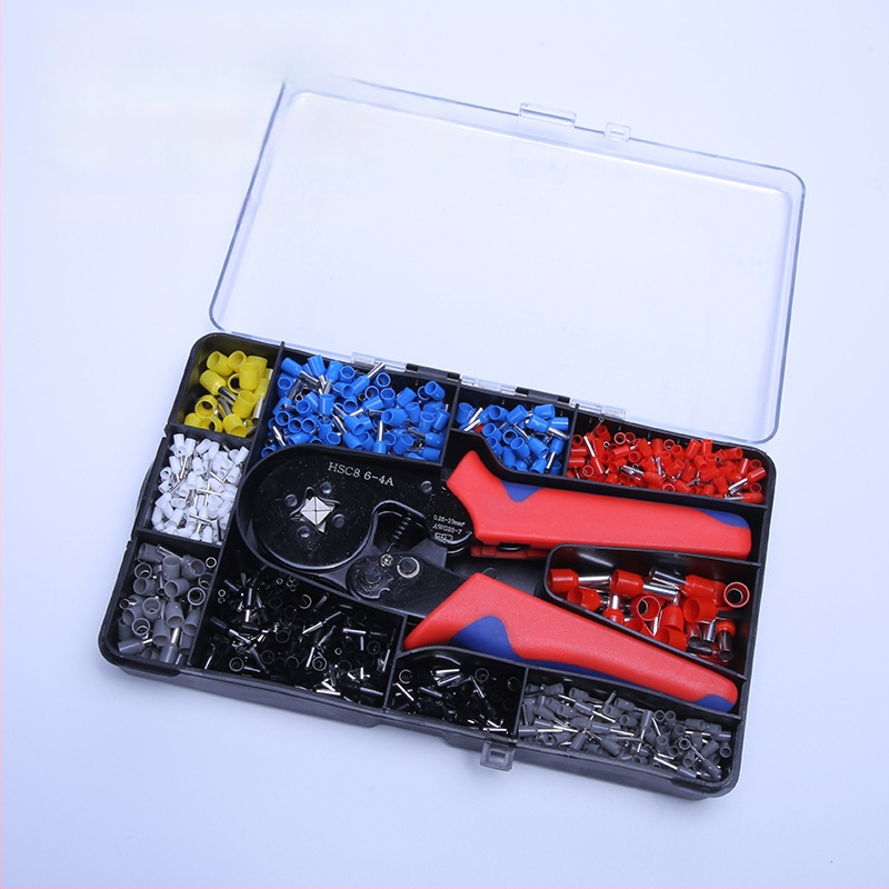 Lh/lehao 10-полюсен тръбоподобен изолиран клемен блок комплект с пинови терминали и конектори за кабели