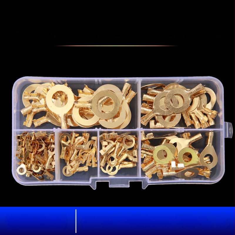 Кръгла клема — комплект, 150 бр голи терминали, YC, автомобилна електроника