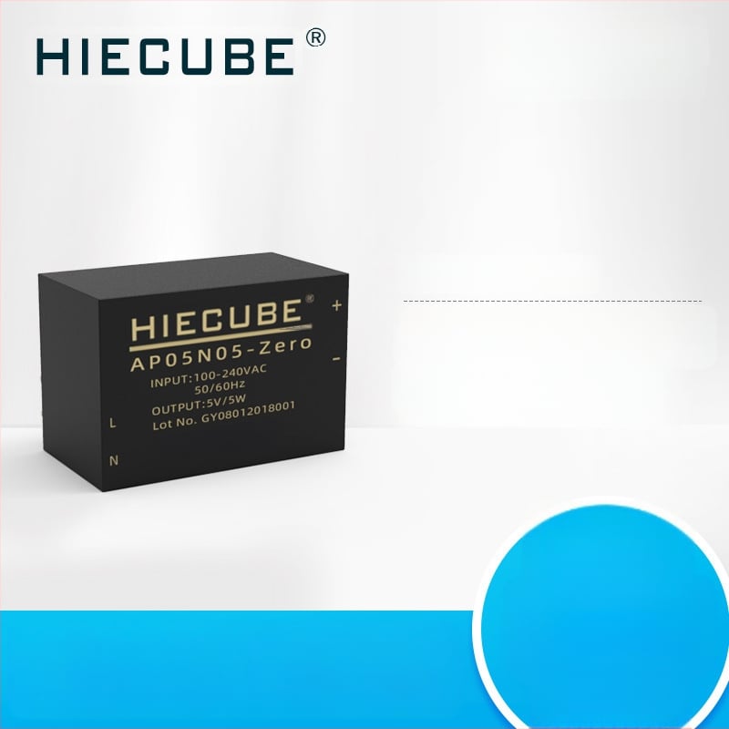 High Energy Cube 5W AC-DC превключваем модул за захранване, вход 220V, изход 5V1A, изолиран регулатор, CE сертифициран (AP05N05-Zero)