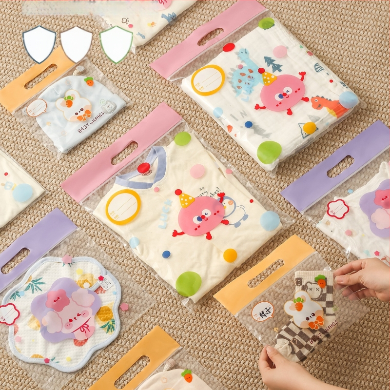 Sac de depozitare pentru haine de grădiniță, model 985, material mătase cu imprimeu floral, capacitate 0-5 L, stil universal, funcție de sigilare