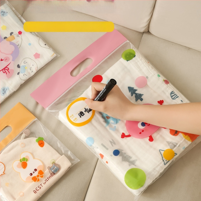 Sac de depozitare pentru haine de grădiniță, model 985, material mătase cu imprimeu floral, capacitate 0-5 L, stil universal, funcție de sigilare