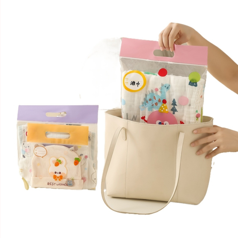 Sac de depozitare pentru haine de grădiniță, model 985, material mătase cu imprimeu floral, capacitate 0-5 L, stil universal, funcție de sigilare