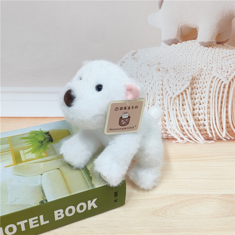 Λούτρινο σκυλάκι Ουέστ Χάιλαντ - κοντή γούνα, γέμισμα PP βαμβάκι, σε θέση καθιστό/ξαπλωτό, κατάλληλο για παιδιά 7–14 ετών