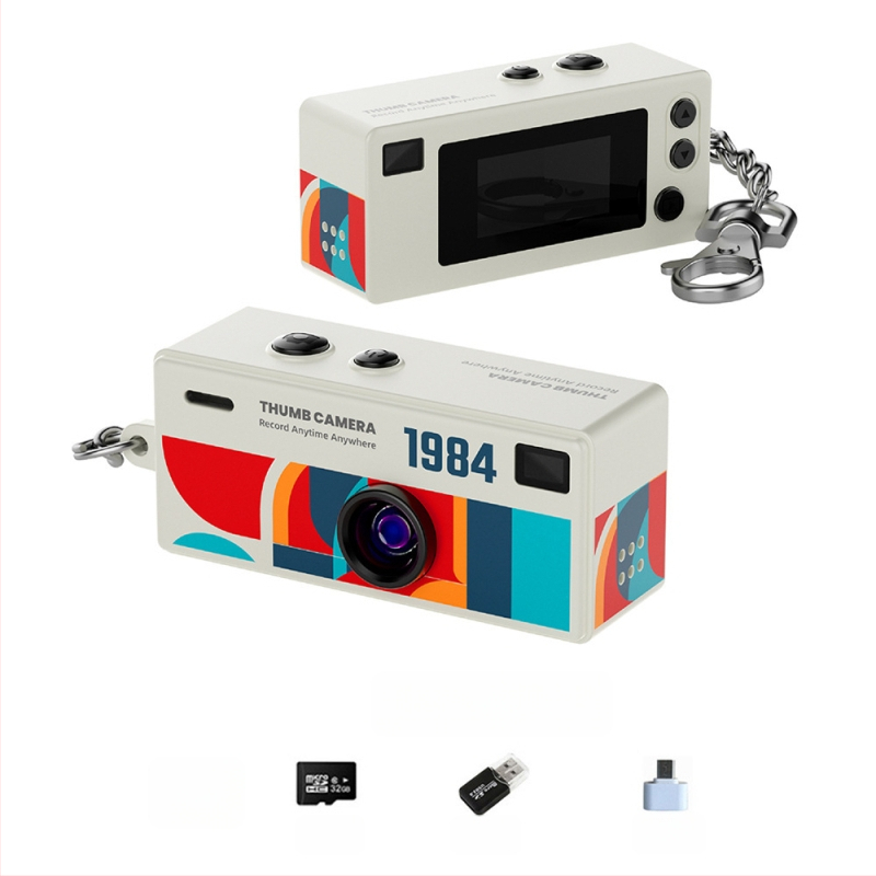 G6 mini kamera gyerekeknek – zsebkamera, TF-kártya, 1-5 MP, 1-3 óra akkumulátor-élettartam, videózás és fényképezés, szűrő