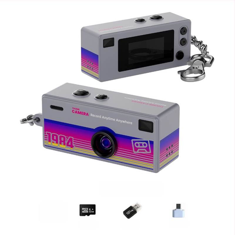 G6 mini kamera gyerekeknek – zsebkamera, TF-kártya, 1-5 MP, 1-3 óra akkumulátor-élettartam, videózás és fényképezés, szűrő