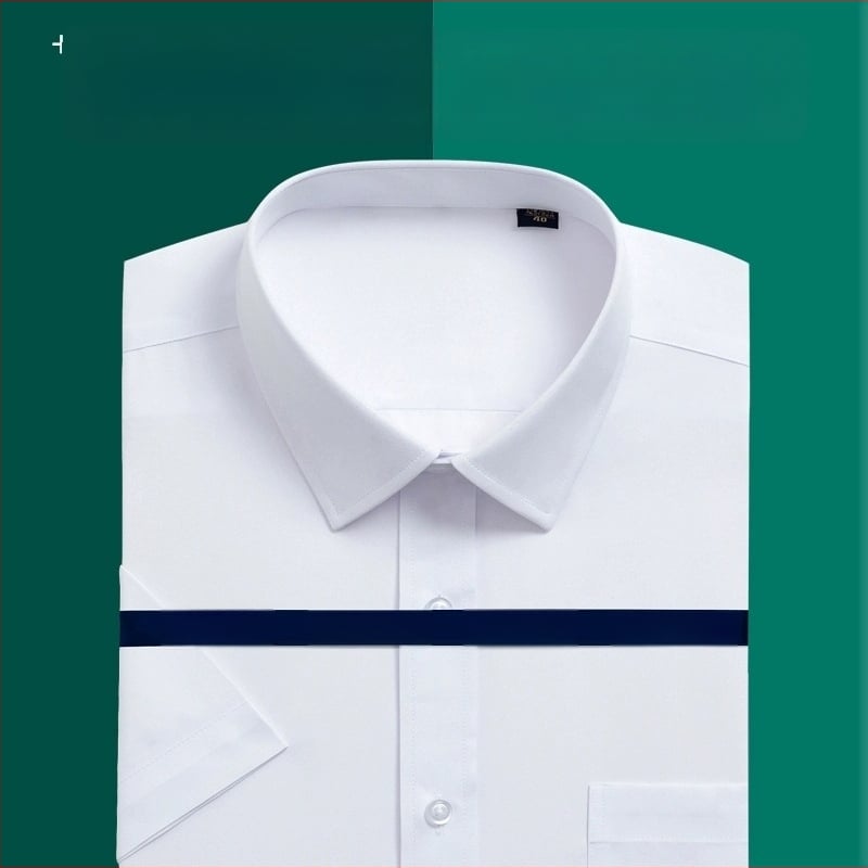 Férfi hosszú ujjú ing, gallér rever, pamut, vasalás nélkül