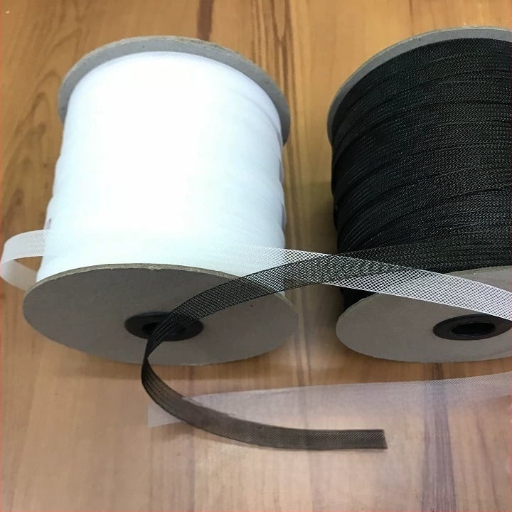 Еластичен колан от мрежеста тъкан с рибена кост за сватби и латински танци