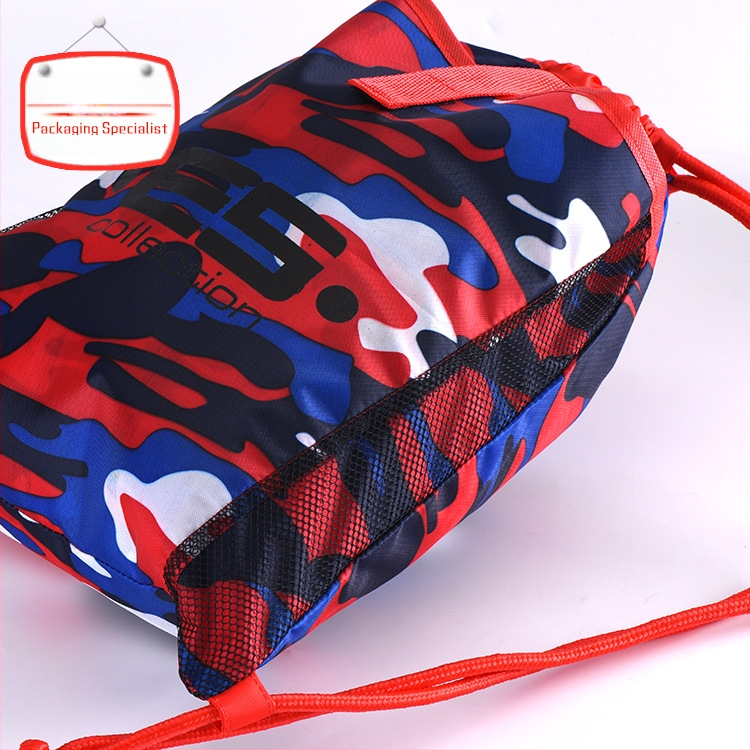 210D kamuflaazpolüesterist köis-kott, siiditrükk Bai Cheng