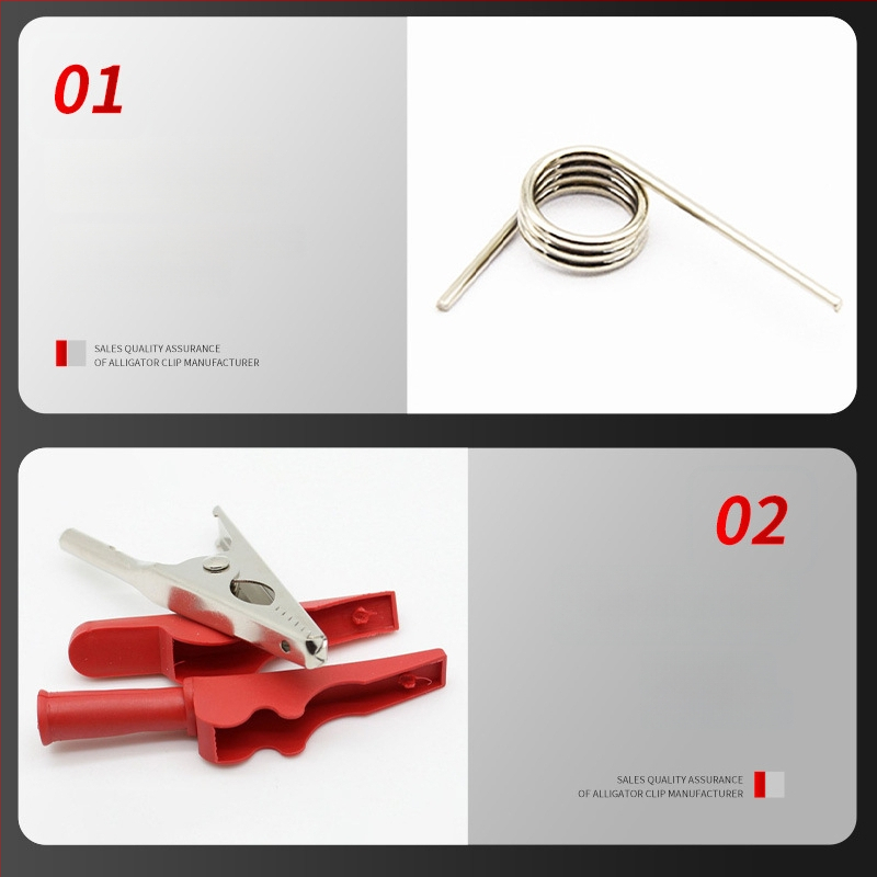 ZX клемна щипка за батерия на електромобила със месингов контакт за електрически тестове