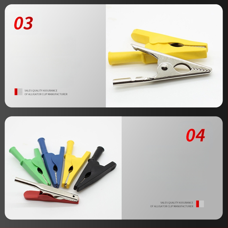 ZX клемна щипка за батерия на електромобила със месингов контакт за електрически тестове