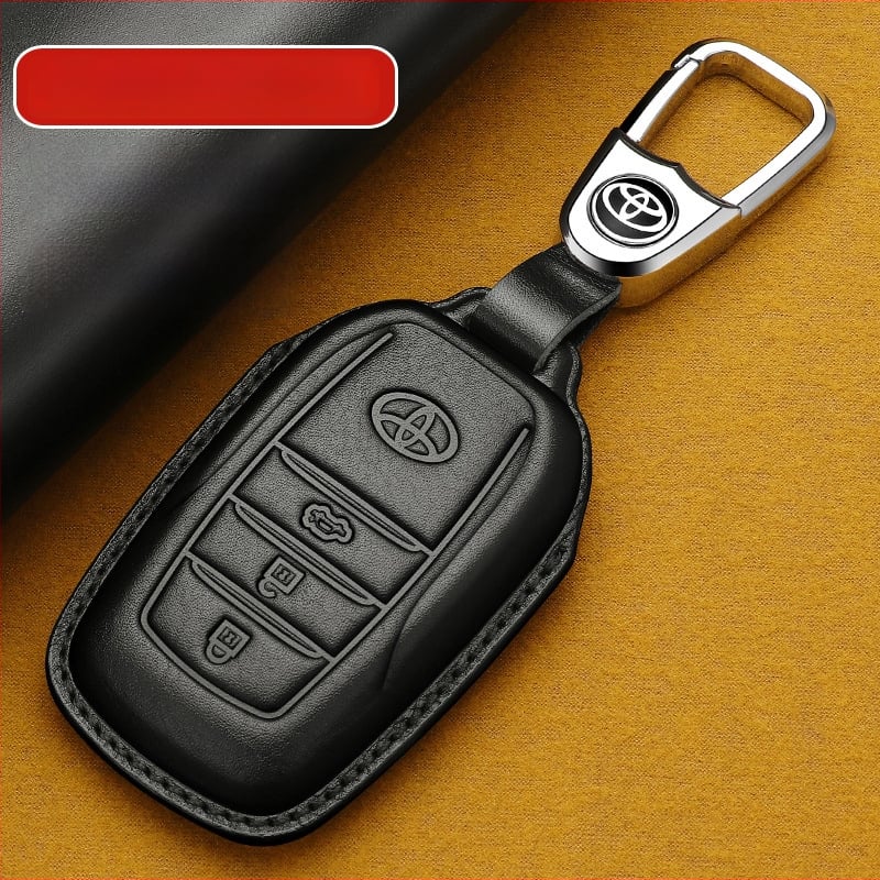 Odinė rakto dėklas Toyota Camry 2024 (8–9 kartos) – Goldie Road, karvių oda, tendencijos stilius