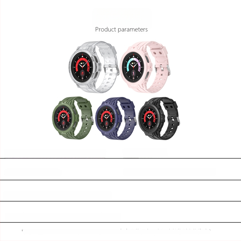 Samsung Galaxy Watch5 Pro laikrodžio dirželis – TPU medžiaga, mados stilius, pritaikomas sąsajos dydis, segė, svoris 17,6 g