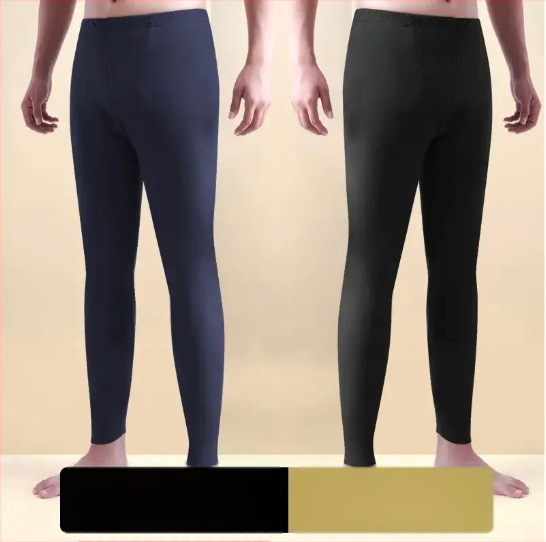 Vyriški terminiai kelniai su fliso vidine apdaila, viens spalvos poliesteris (181–200 g/m², 90–95% poliesterio, Išlaiko šilumą)