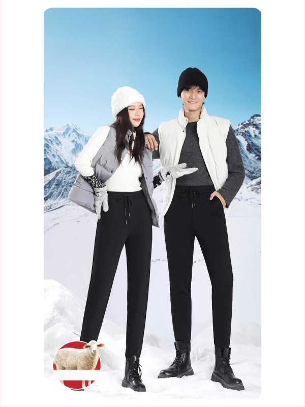 Püksid hane sulega, väline materjal nailon, keskmise talje, sirge lõige, pikkus 9/10