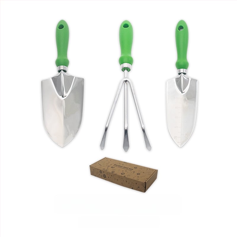 Комплект градински инструменти от неръждаема стомана, 5 части | PP + неръждаема стомана + Oxford плат | за градина и плаж