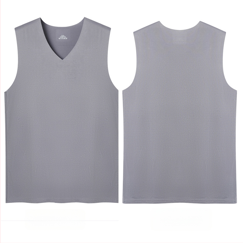 Vīriešu sporta bez piedurknēm ar platām pleciem - poliesters, 90-95% galvenā auduma saturs, V kakls, sporta stils, 141-160 g/m²