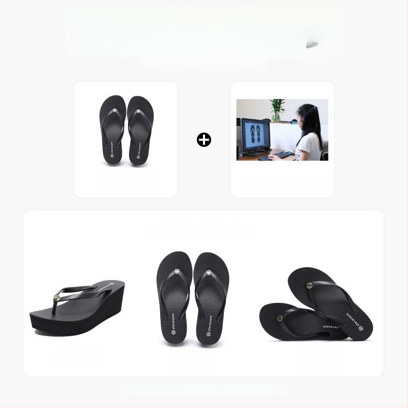 Meeste sandaalid PVC ülaosaga ja EVA tallaga, tuščiavidurise disainiga, mitte libisevad, hingavad.