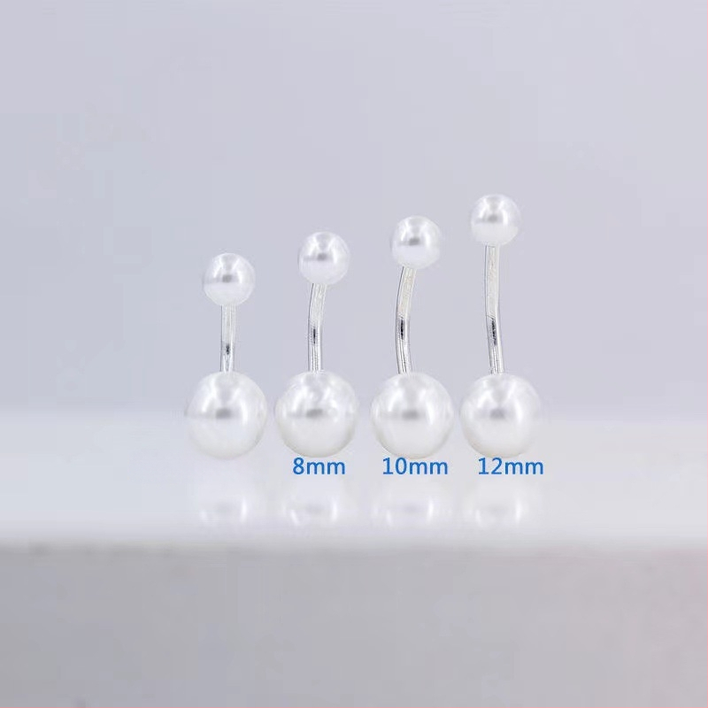 Неръждаема стомана унисекс пъпен пръстен – геометричен дизайн, полирана повърхност, възможност за персонализация