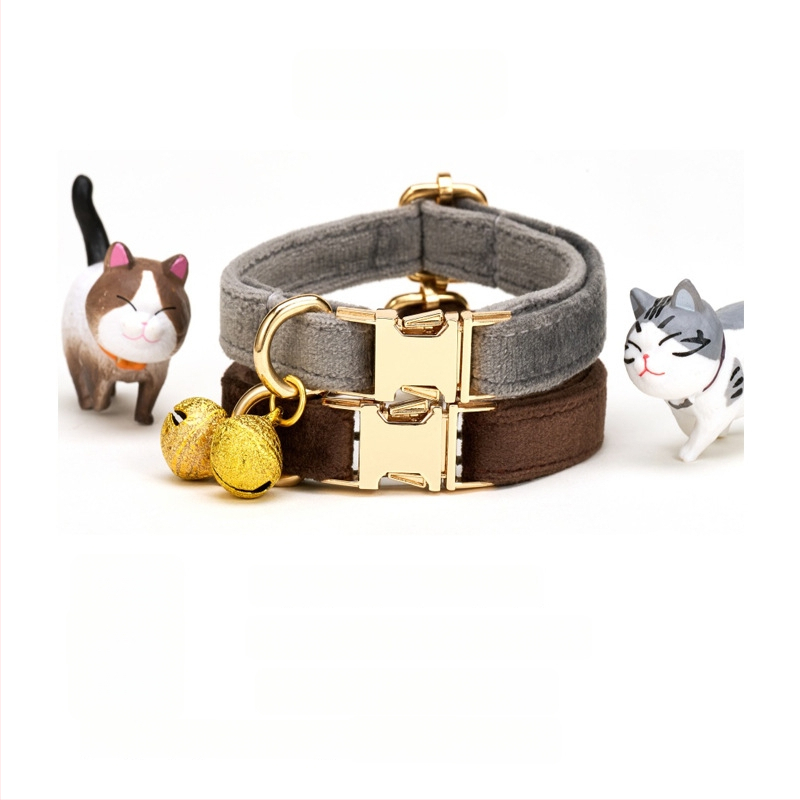 Katės apyrankė su varpeliu, vilnos medžiaga, vientisas modelis, prekės ženklas dadugo, skirta katėms, laisvalaikio stilius, tinkama visiems sezonams