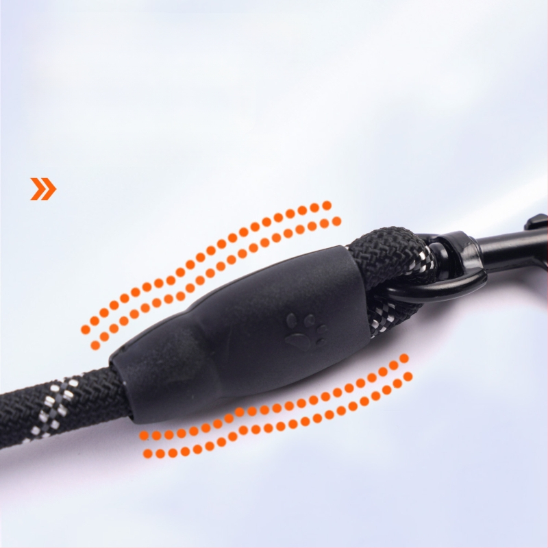 Kétkutyás póráz leválasztható húzó kötéllel, nylonból, kis testű kutyáknak