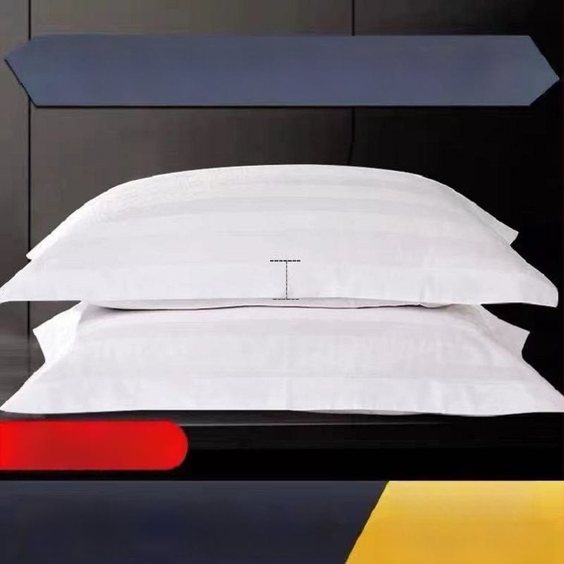 Pagalvės užvalkalas iš medvilnės, tirštintas, paprasto audimo, dažytas siūlais, paprastas stilius (30s audinys)