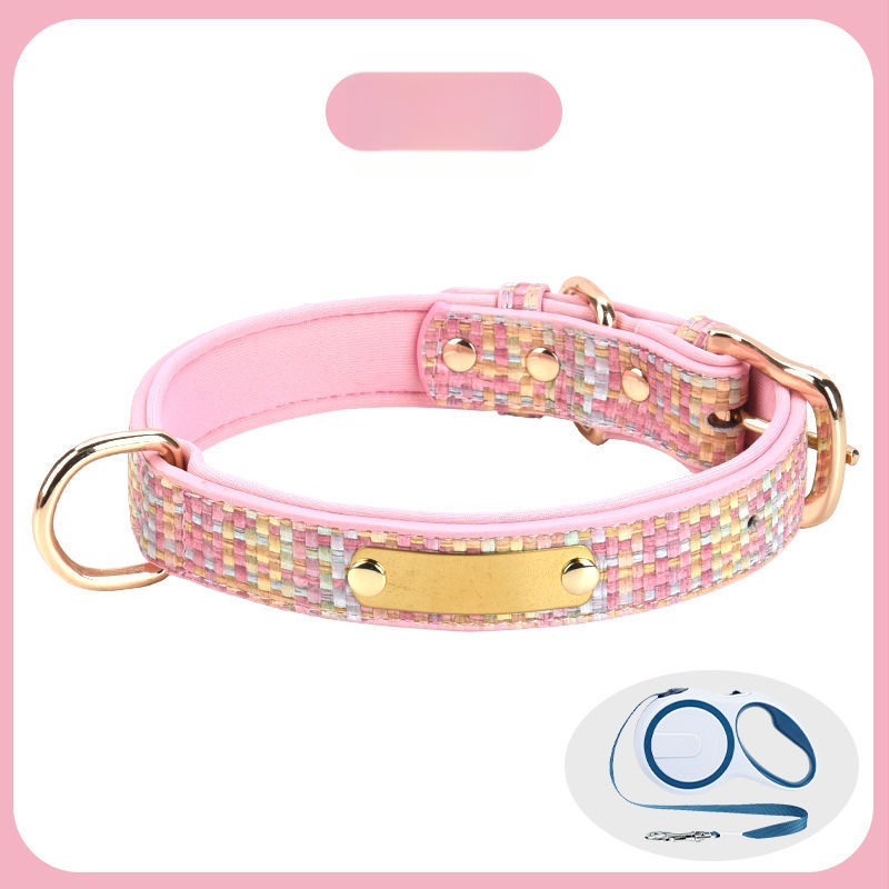 Šunų antkaklis - tvirtas, graviruotas, prieš praradimą, prekės ženklas Unique