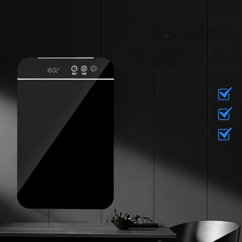 Automaatne söögipulkade sterilisaator, minimalistlik stiil, UV kiire kuivatamine, seinale paigaldatav, plastikust korpus