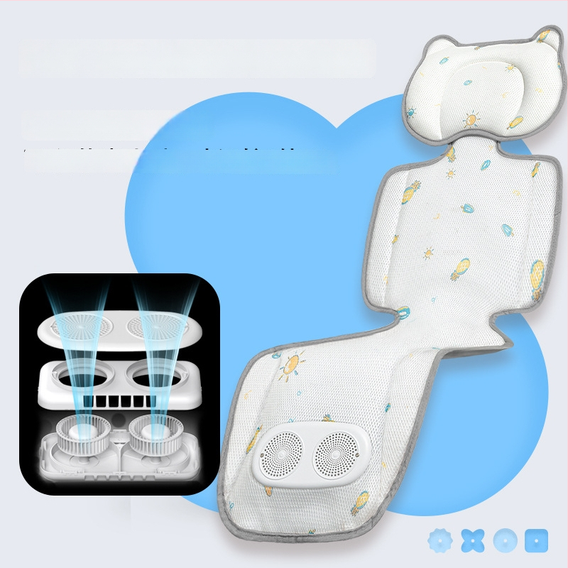 Covoraș de șezut ventilat pentru cărucior – 0-4 ani, Poliester/Polipropilenă/ABS