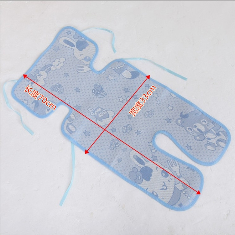 Covoraș pentru cărucior din fibră de bambus, personalizabil, pentru copii 2–3 ani, design cu cinci puncte