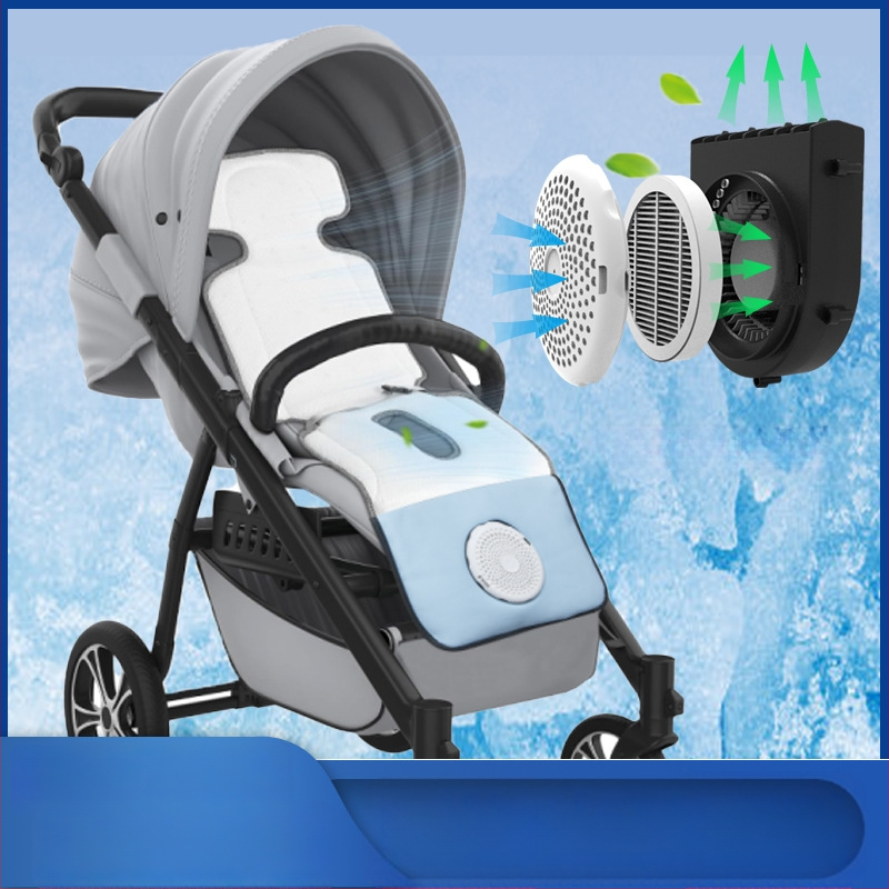 Perne de șezut ventilate pentru cărucior – material bumbac, personalizabil, potrivit pentru 0–1 ani