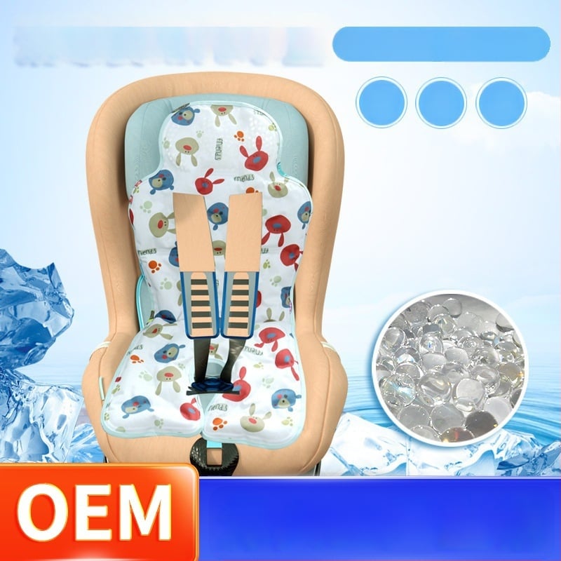 Perna de răcire pentru scaunul auto al copilului | material din bumbac | pentru copii de 2–3 ani | personalizare disponibilă | utilizare de vară