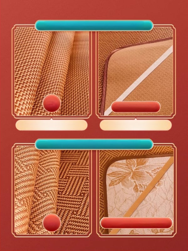 Covoraș din fibră de celuloză pentru bebeluși și copii — pliabil, pentru o singură persoană, dual-use, vară pentru internat și acasă