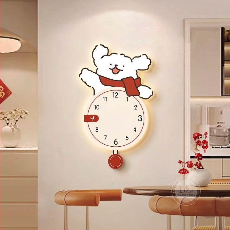 Ceas de perete cu mers silențios și design minimalist modern; carcasă și cadran din porțelan cristal; mecanism Suzuki; alimentare cu baterie; model 2025