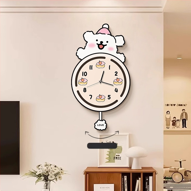 Ceas de perete cu mers silențios și design minimalist modern; carcasă și cadran din porțelan cristal; mecanism Suzuki; alimentare cu baterie; model 2025