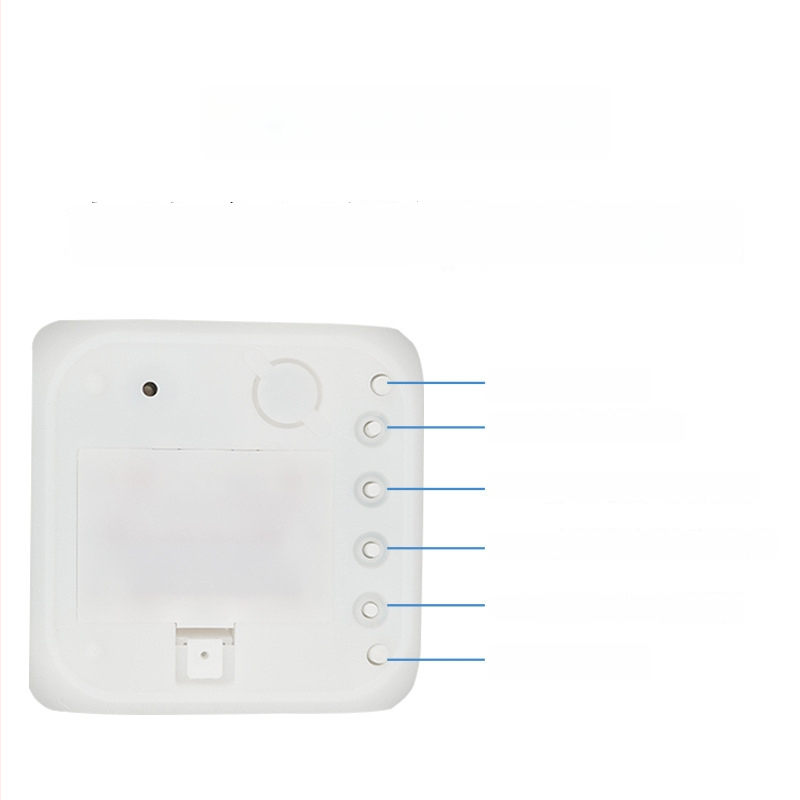 Youmi ceas deșteptător pătrat, silențios, afișaj LED, alimentare cu baterie, mecanism electronic Pearl, cu afișaj pe o singură față, grosime 10 mm (afișaj LED; alimentare cu baterie; mecanism electronic Pearl; singură față; grosime 10 mm)