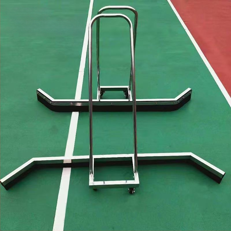 Ανοξείδωτος σκραπέρ δαπέδου για αθλητικά γήπεδα, με εκτύπωση λογότυπου, προσαρμόσιμο, μοντέρνος σχεδιασμός