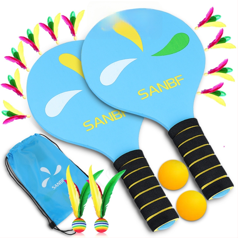 Badmintono raketė, pagrindinė plokštelė iš poplar medienos, tiesus smūgis, apdirbimas pagal užsakymą, spausdinamas logotipas