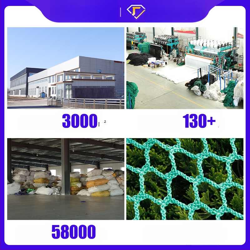 Polüestrist staadioni aiavõrk golfiväljakutele ja jalgpalliväljakutele, pehme võrk