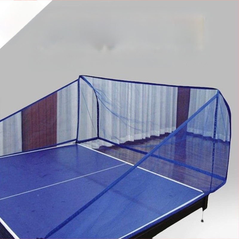 Stalo teniso kamuolių rinkimo tinklas automatinei padavimo mašinai – nailonas, 3 kg, stalo teniso rėmas