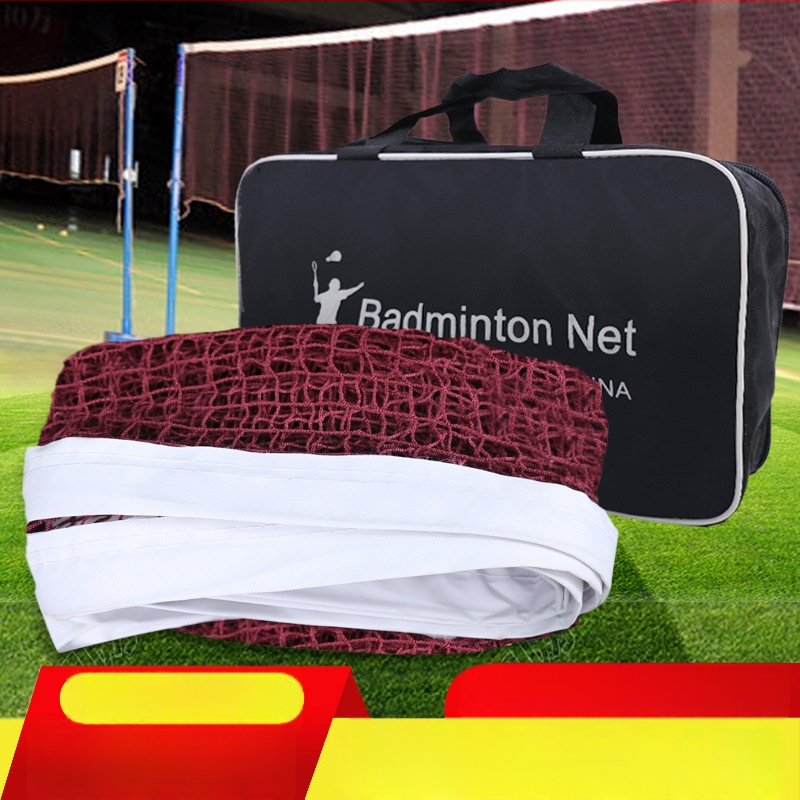 Badminton tinklas – nešiojamas, sulankstomas, vidaus ir lauko naudojimui, varžybų klasė; medžiaga: nailonas/polieteris; prekinis ženklas Xinhao