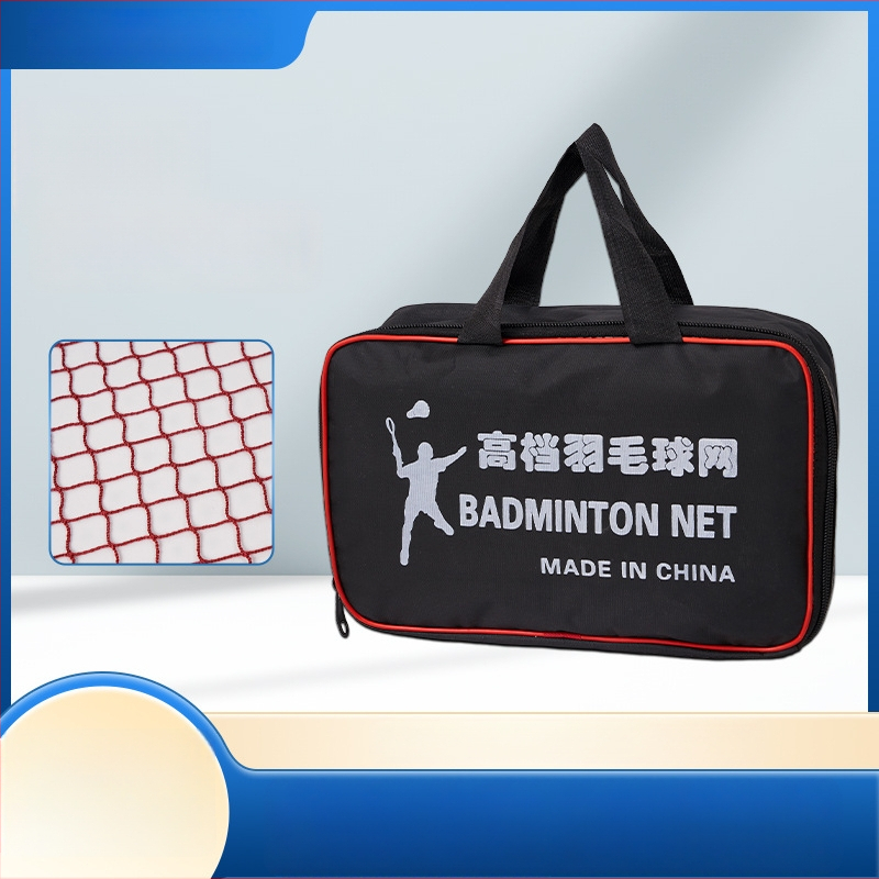 Badminton tinklas su nailono virve, tinklas iš poliesterio ir polipropileno, standartinės varžybų klasės, lauko UV apsauga