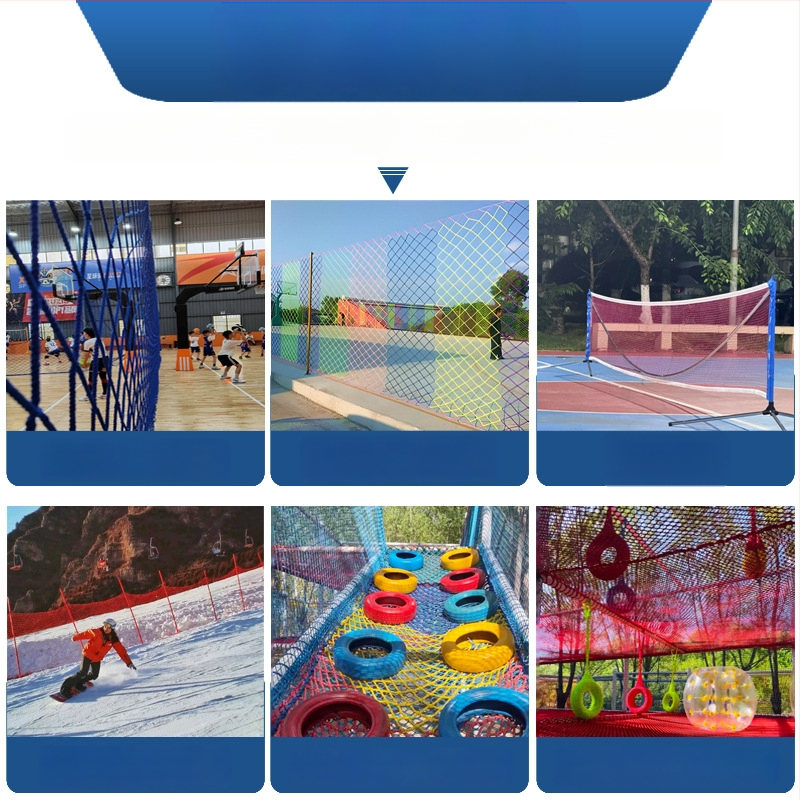 Zhixiang staadionivõrk — sõlmedeta korvpallivõrk, pehme jalgpallivõrk, golfivõrk, badmintonivõrgu isolatsioonivõrk